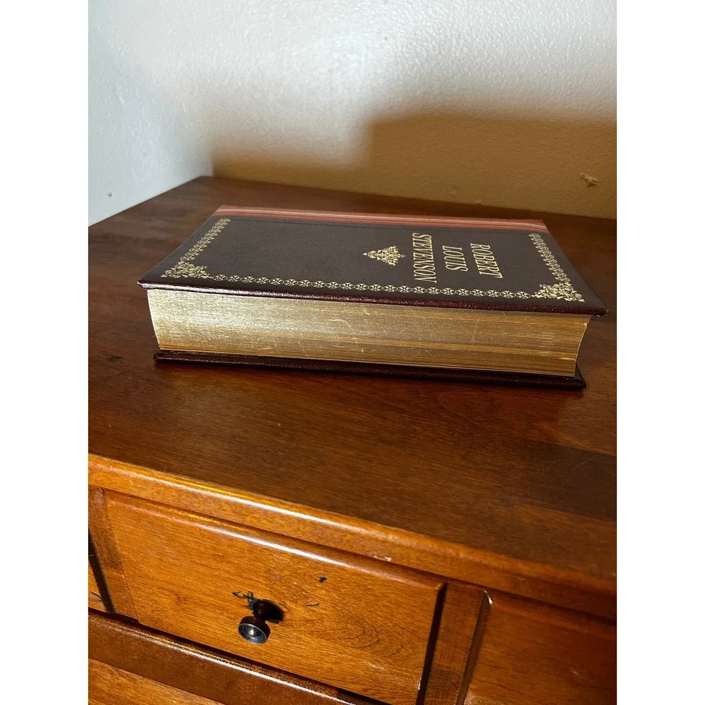 Amaranth Press Robert Louis Stevenson Book Brown‎ Red Excellent Bonded Leather